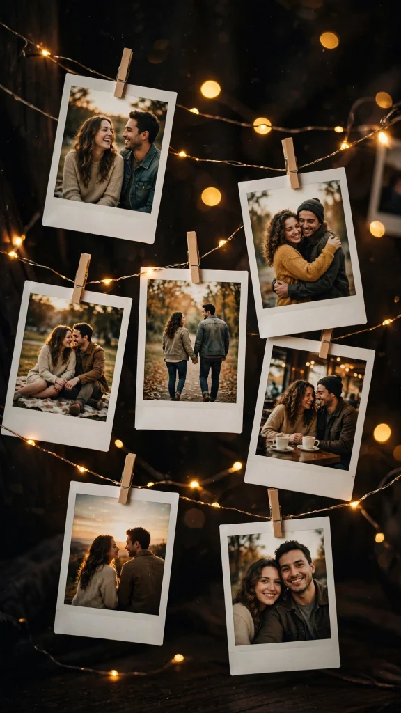 polaroid couple photos love aesthetic wallpaper