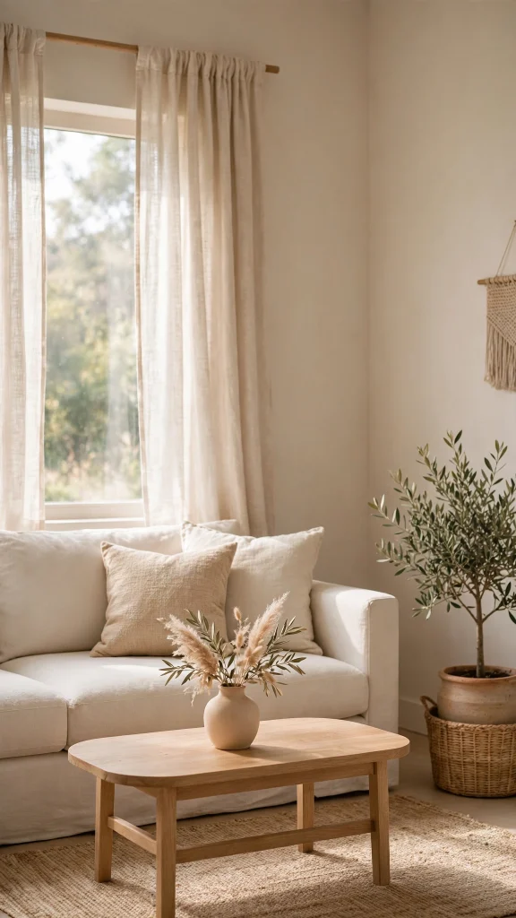 Wallpaper Aesthetic Beige: 17 Cozy Neutral Ideas 11 minimal beige interior wallpaper