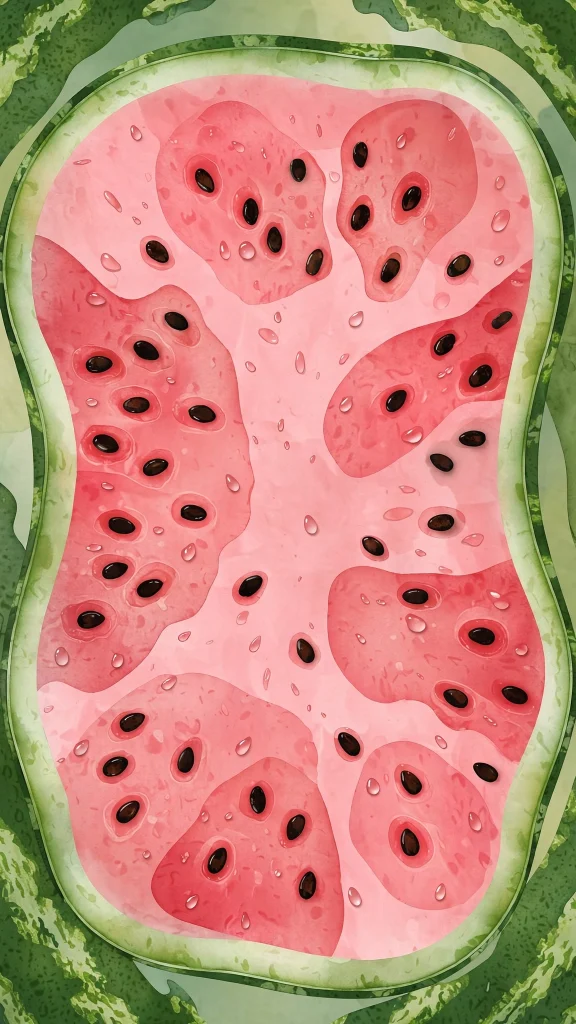 17 Fresh wallpaper pink and green for Your Phone 11 watermelon pink flesh framed by green rind
