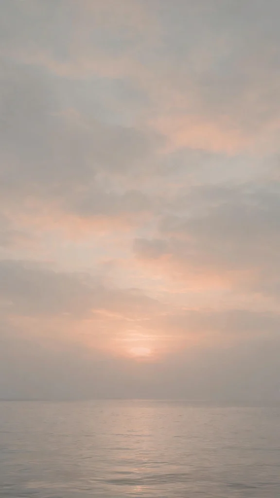 17 Wallpaper Aesthetic Home Screen Ideas for 2026 8 Minimalist sunrise over calm sea wallpaper aesthetic home screen muted