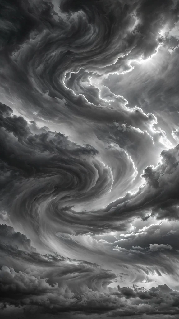 17 Wallpaper Aesthetic Black and White Ideas You'll Love 8 Storm clouds texture wallpaper aesthetic black and white