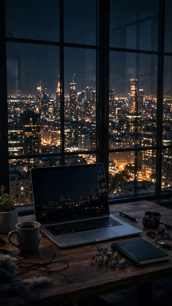 tokyo alley lanterns night laptop wallpaper hd 1080p aesthetic