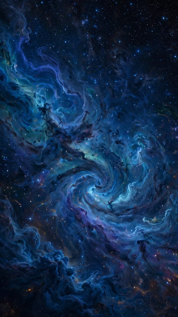 Deep blue galaxy night sky full of stars wallpaper backgrounds blue