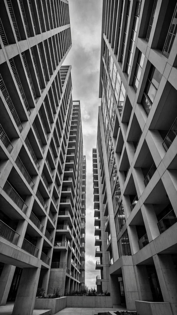 Black and White Wallpaper: 17 Stunning Designs 16 black and white modern architecture