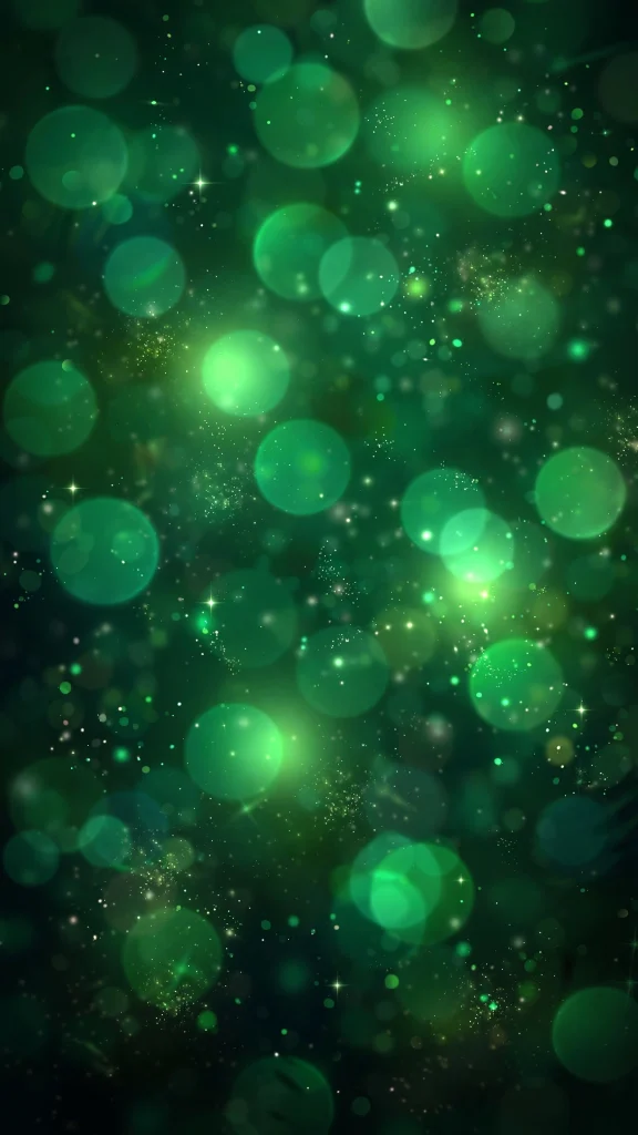 17 wallpaper backgrounds green for a fresh screen look 15 Green bokeh lights dreamy background