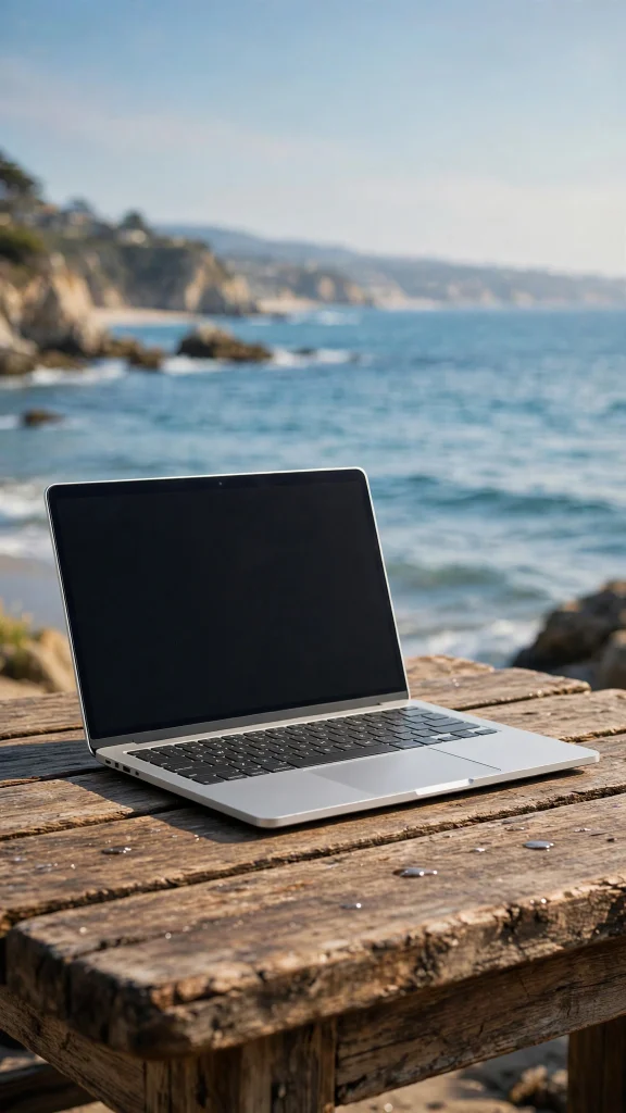 Macbook Air Wallpaper: 17 Sleek Screen Designs 13 ocean horizon with calm evening sky macbook air wallpaper