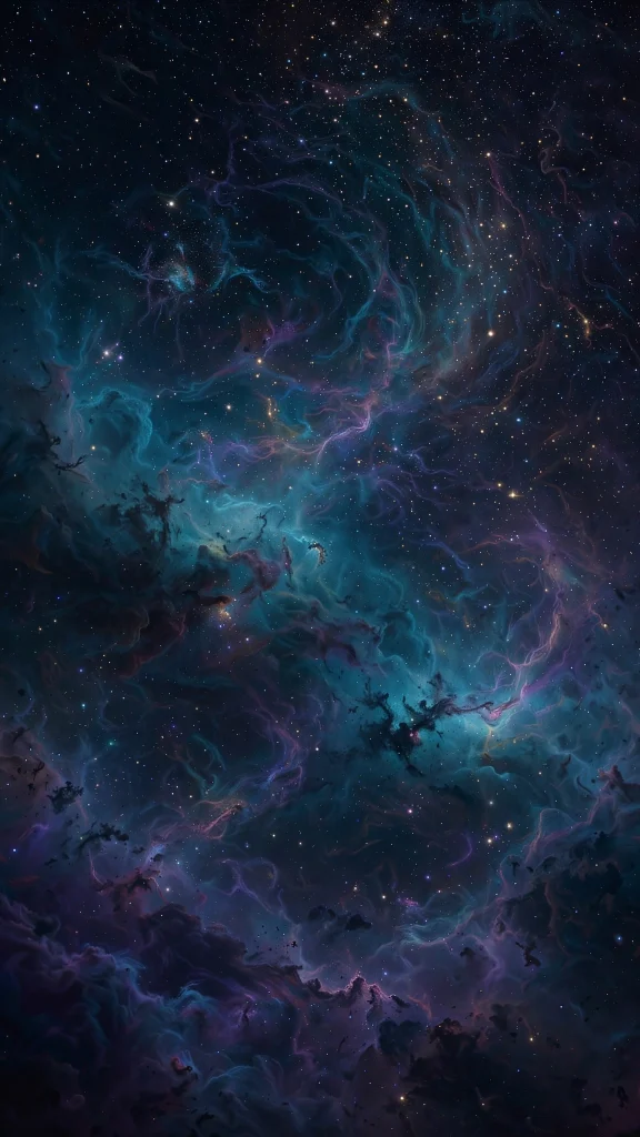 Starry deep space dark sky