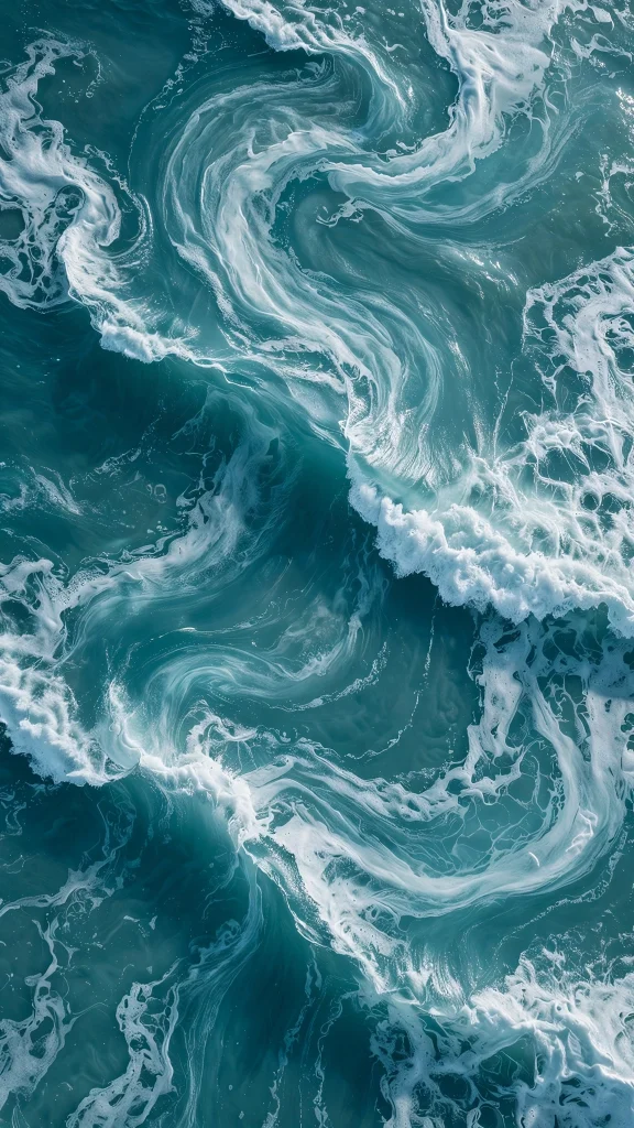 17 Beautiful wallpaper iphone quotes Backgrounds 13 Ocean waves from above in teal and white