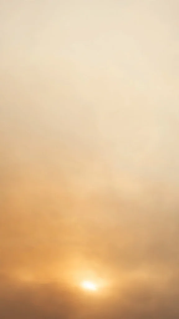 wallpaper aesthetic lock screen with golden hour haze sky