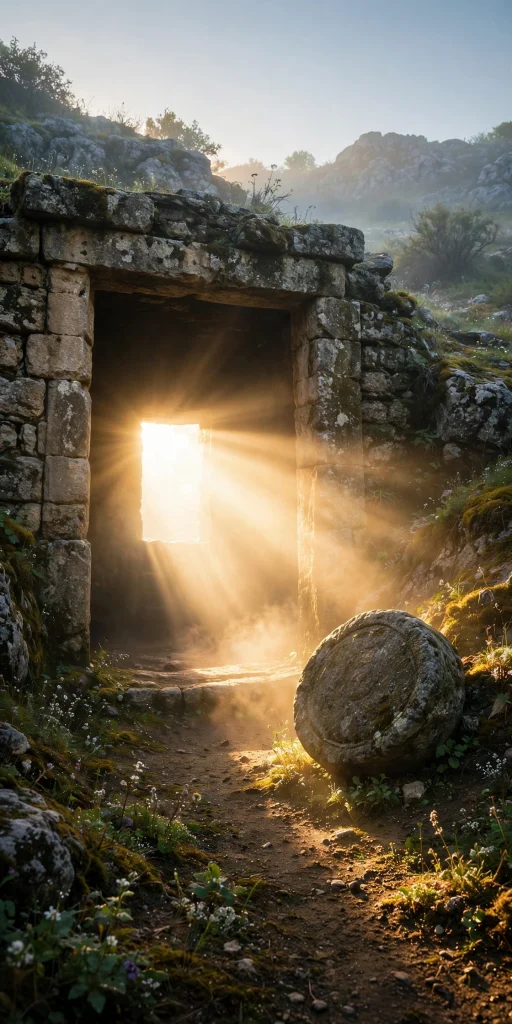 17 Beautiful wallpapers jesus for Your Phone 13 Empty tomb with light streaming out at dawn