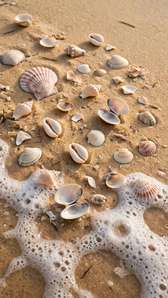 17 Best Wallpapers Summer to Try Right Now 13 seashells on sand summer wallpaper