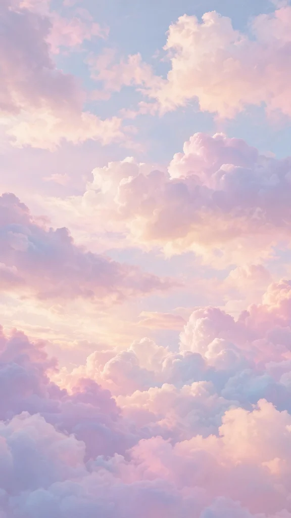 17 Best Wallpaper Backgrounds for Laptop Screens 4 Pastel clouds wallpaper backgrounds for laptop in a dreamy soft sky