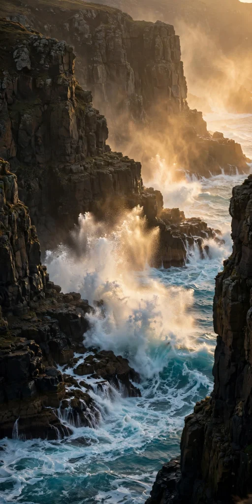 17 Wallpaper Backgrounds Laptop 1080p HD for Your Screen 17 Ocean cliffs with crashing waves