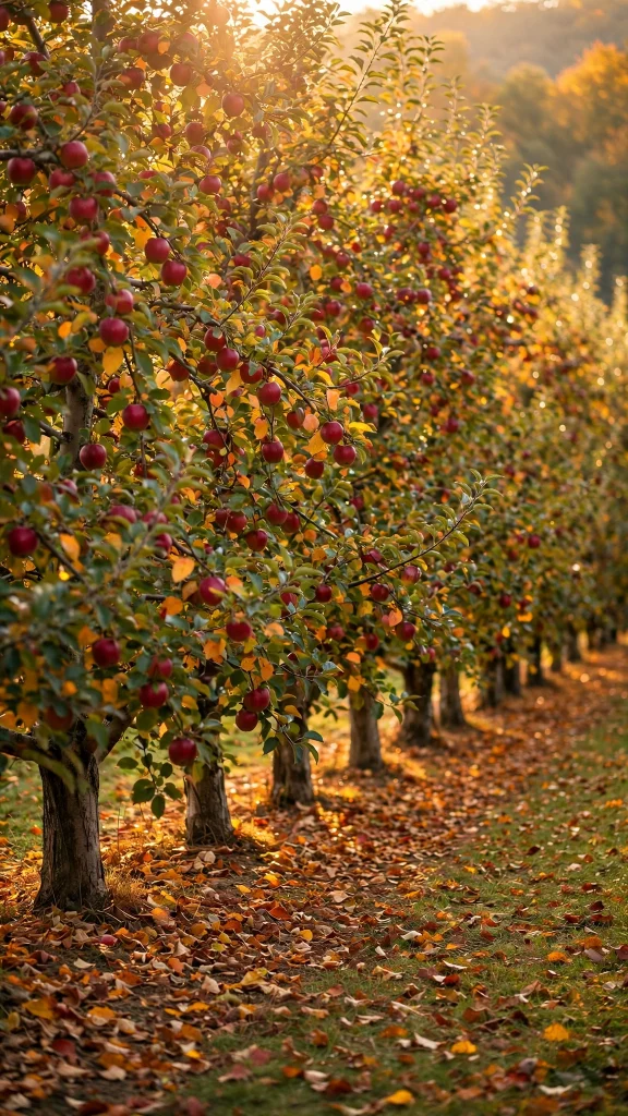 17 Cozy Wallpaper Backgrounds Fall for Autumn 5 Apple orchard in autumn