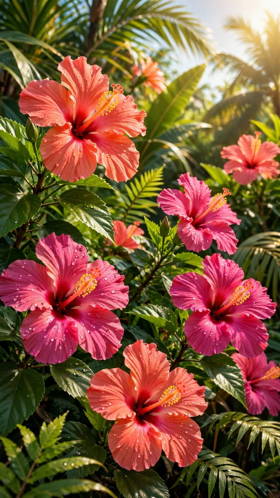 17 Beautiful Wallpaper Backgrounds Flowers for Your Phone 17 tropical hibiscus coral magenta flower wallpaper background