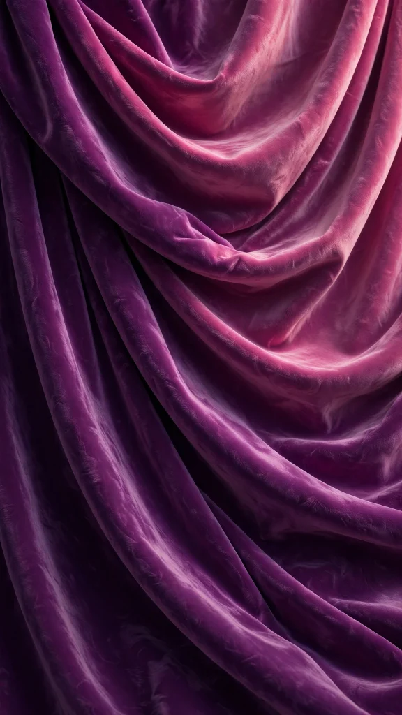 17 Free wallpapers for ios 26 to Download Now 15 Velvet folds in deep purple and magenta