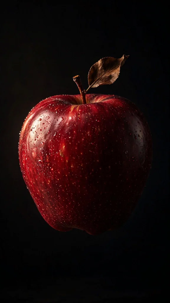 17 Bold wallpaper iphone red Ideas 16 Red apple on a dark background, wallpaper iphone red