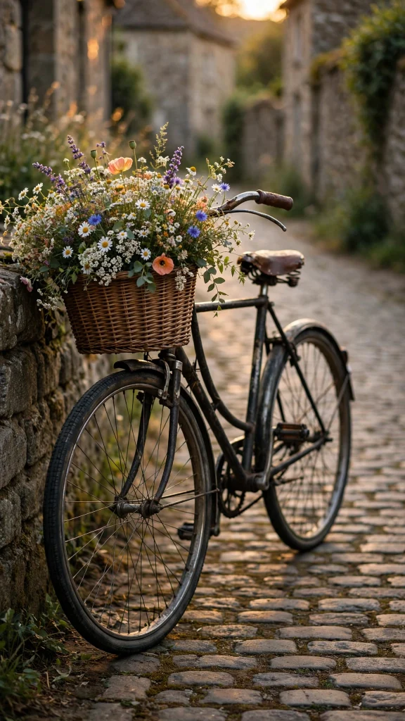 Wallpaper Backgrounds Aesthetic Vintage: 17 Retro Picks 17 Vintage bicycle with wildflower basket wallpaper backgrounds aesthetic vintage