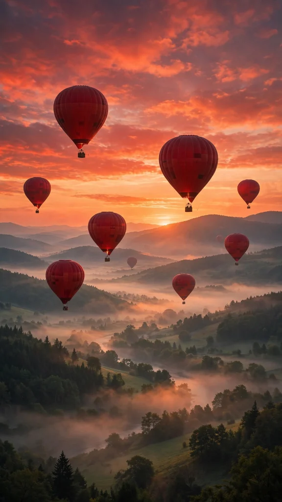 17 wallpaper backgrounds red Designs You'll Love 13 red hot air balloons at sunrise wallpaper backgrounds red sky