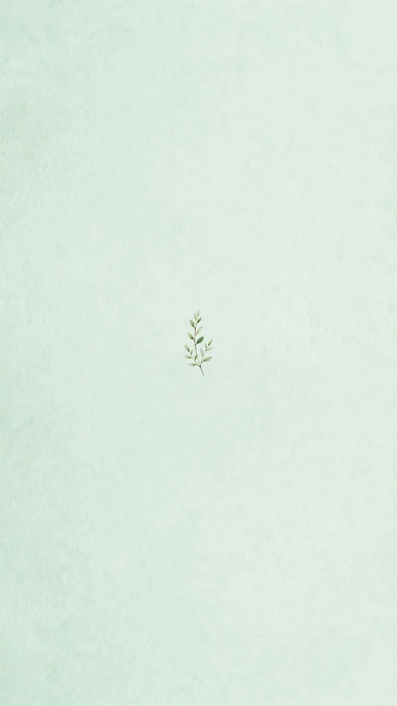 17 Best Wallpaper iPhone Home Screen Ideas 9 mint plant sprig wallpaper iphone home screen