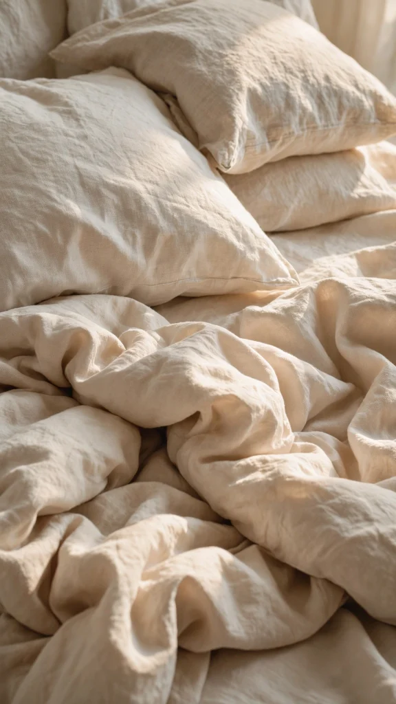 Wallpaper Aesthetic Beige: 17 Cozy Neutral Ideas 16 cozy beige bedding wallpaper