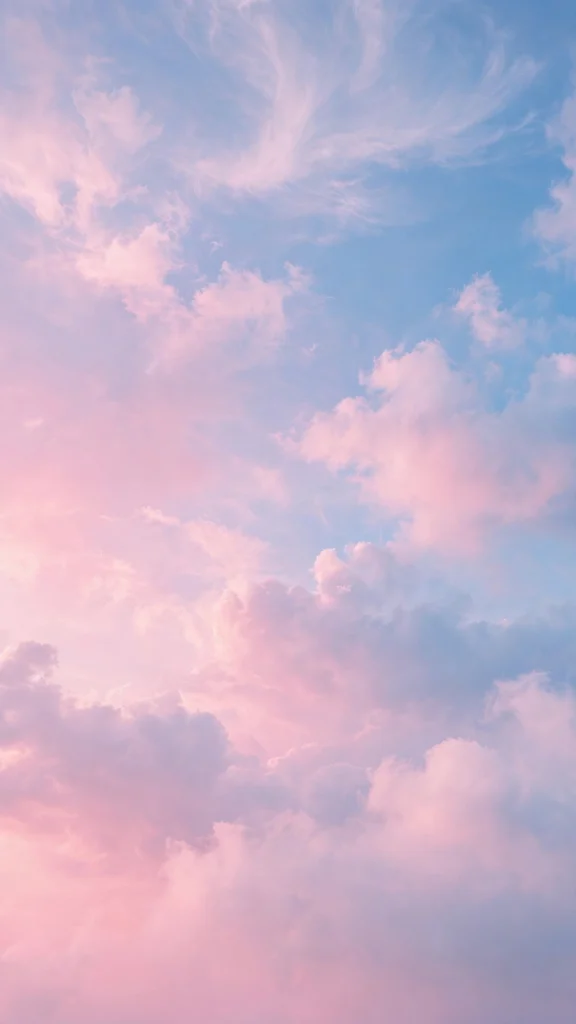 soft pink blue gradient sky pretty wallpapers