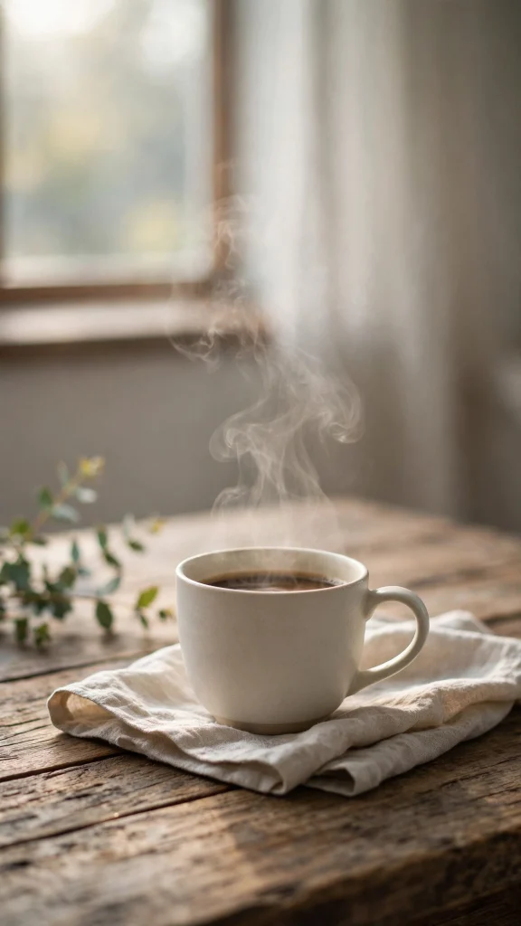 Wallpapers HD: 17 Stunning High Definition Picks 17 Steaming cup of coffee in soft morning light wallpapers hd