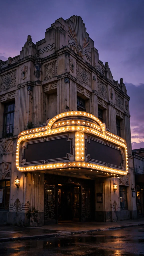 17 wallpaper iphone vintage designs you'll love 17 old cinema marquee at dusk wallpaper iphone vintage