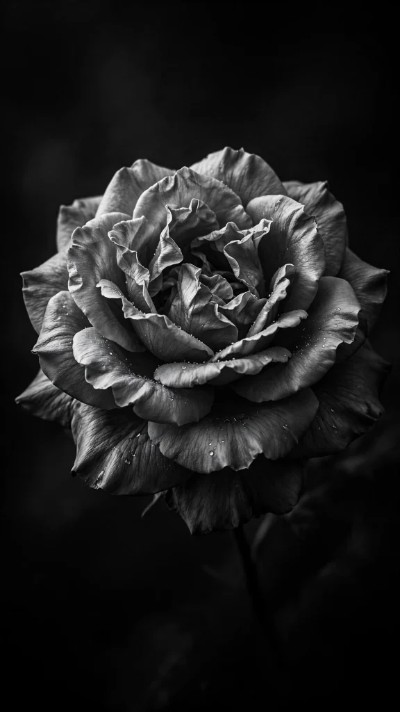 17 Beautiful Wallpaper Backgrounds Flowers for Your Phone 3 black and white rose monochrome flower wallpaper background