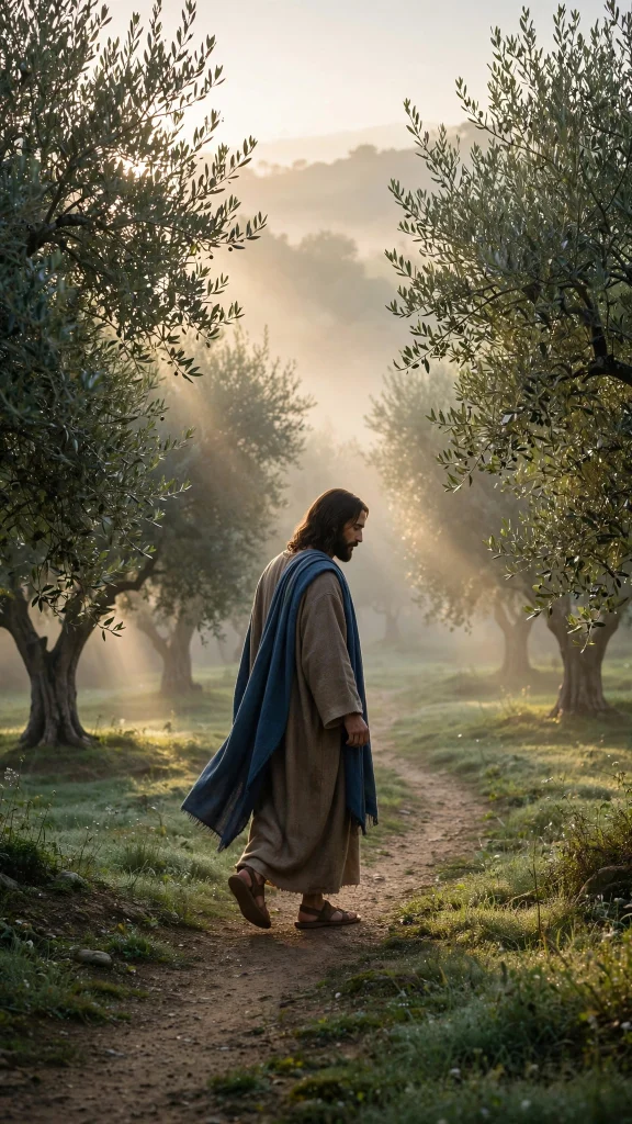 17 Wallpaper iPhone Jesus Designs to Love 17 Jesus among ancient olive trees at first light iphone wallpaper