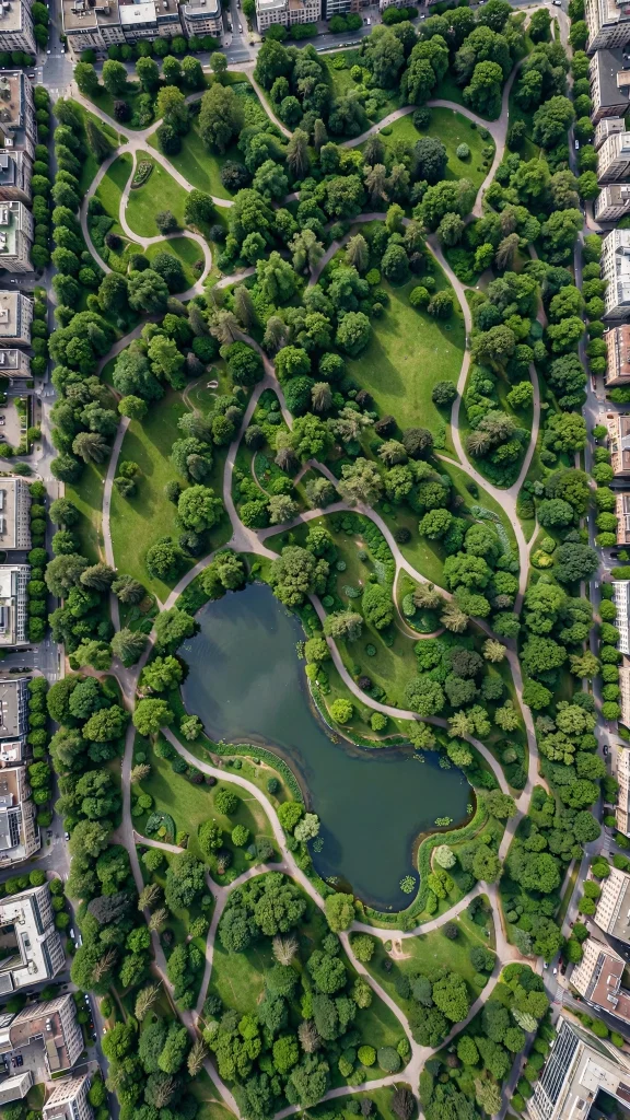 17 Fresh wallpaper iphone green Ideas You'll Love 17 Aerial view of a green city park with a lake