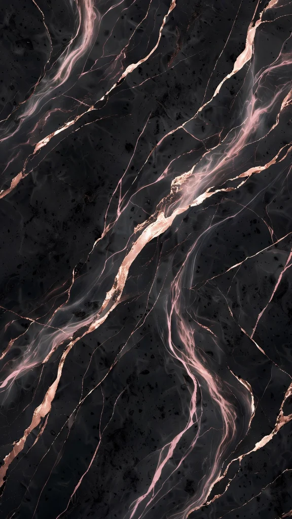 17 Stunning wallpaper pink and black Ideas for Your Phone 9 Black marble with pink veins wallpaper