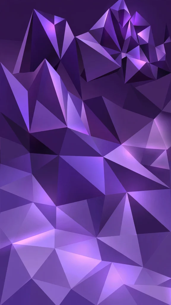 Purple low-poly geometric art wallpaper