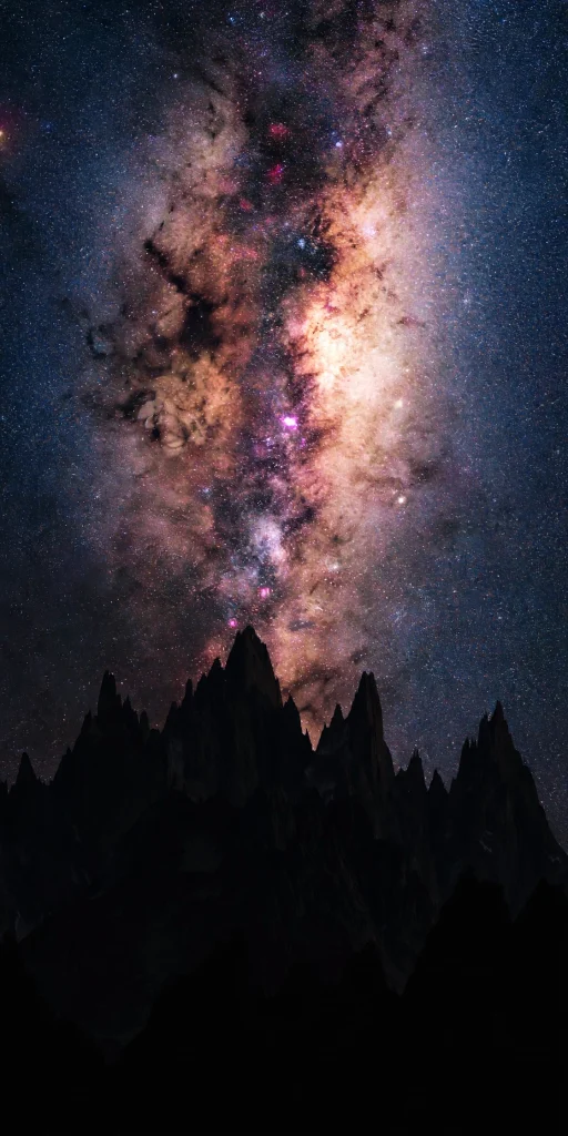 17 Wallpaper Backgrounds Laptop 1080p HD for Your Screen 10 Milky way galaxy over mountain silhouette