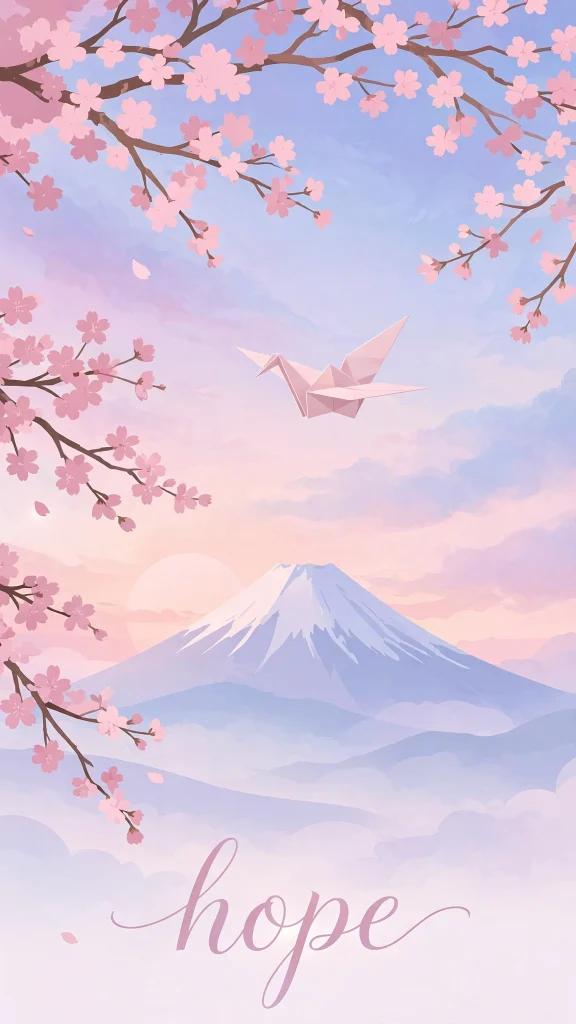 Wallpaper Aesthetic Anime: Cool & Dreamy Anime Background Ideas for Fans 11 Anime Aesthetic Mount Fuji wallpaper