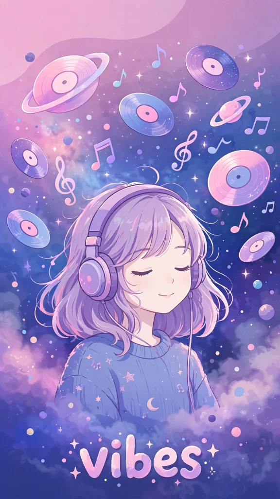 Wallpaper Aesthetic Anime: Cool & Dreamy Anime Background Ideas for Fans 12 Anime Aesthetic galaxy girl wallpaper