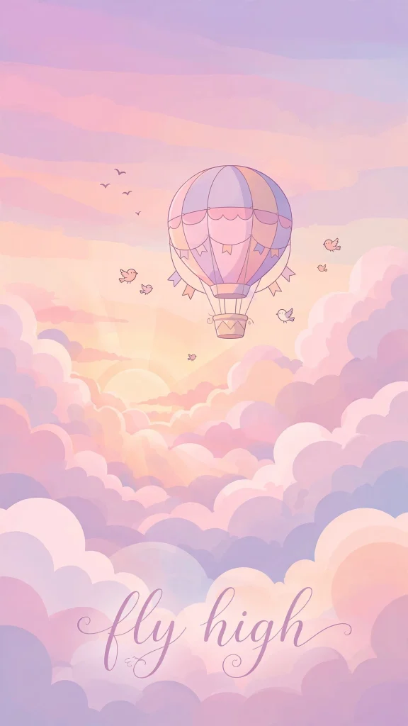 Wallpaper Aesthetic Anime: Cool & Dreamy Anime Background Ideas for Fans 6 Anime Aesthetic pastel clouds wallpaper