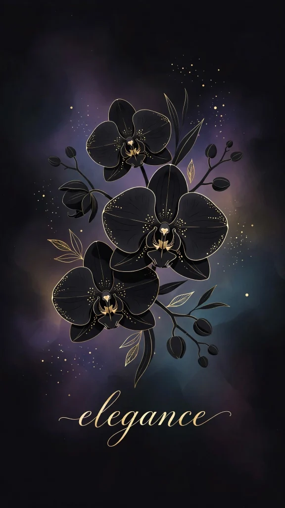 Wallpaper Aesthetic Black: Sleek & Moody Black Background Ideas 10 Black Aesthetic stars wallpaper