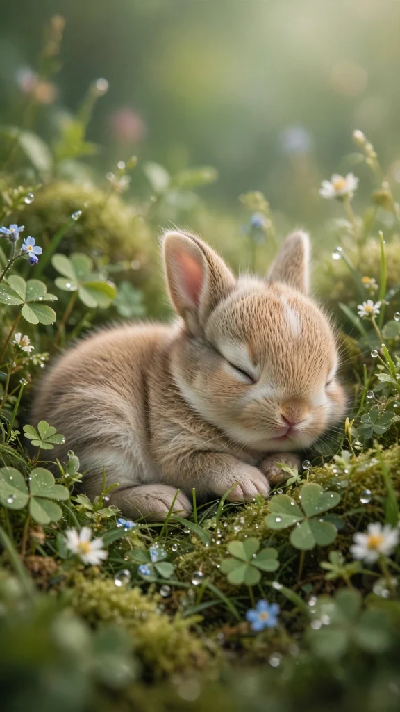 Bunny Aesthetic: 12 Adorable Bunny Wallpaper Ideas 5 Bunny aesthetic sleeping bunny wallpaper