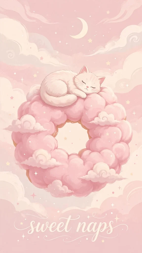 Wallpaper Aesthetic Cat: Cute Cat Background Ideas for Cat Lovers 12 Cat Aesthetic cat stars wallpaper