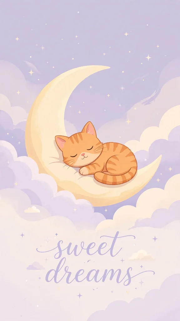 Wallpaper Aesthetic Cat: Cute Cat Background Ideas for Cat Lovers 2 Cat Aesthetic sleepy cat wallpaper
