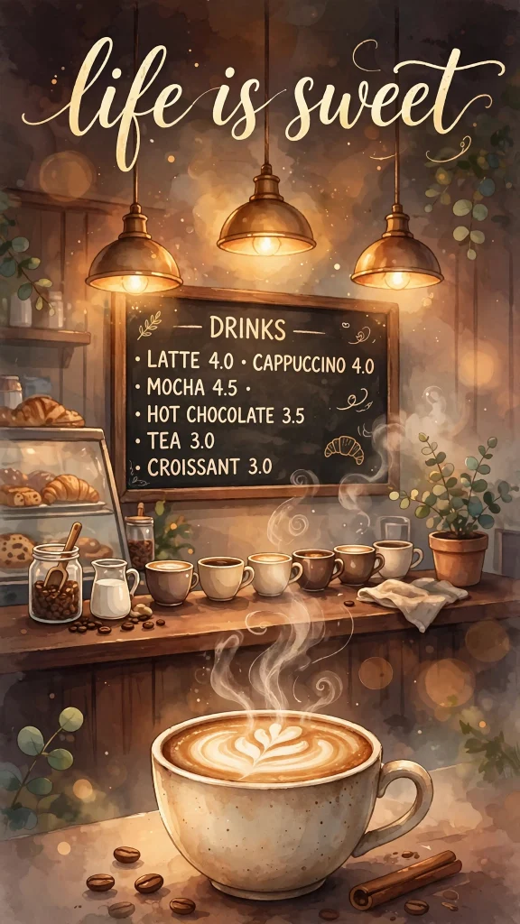 Wallpaper Aesthetic Coffee: Cozy & Warm Coffee Background Ideas for a Comforting Screen 12 Coffee Aesthetic night brew wallpaper