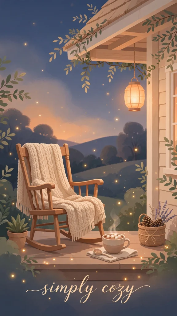 Wallpaper Aesthetic Cozy: Warm & Comforting Background Ideas for a Soft Screen 12 Cozy Aesthetic porch wallpaper