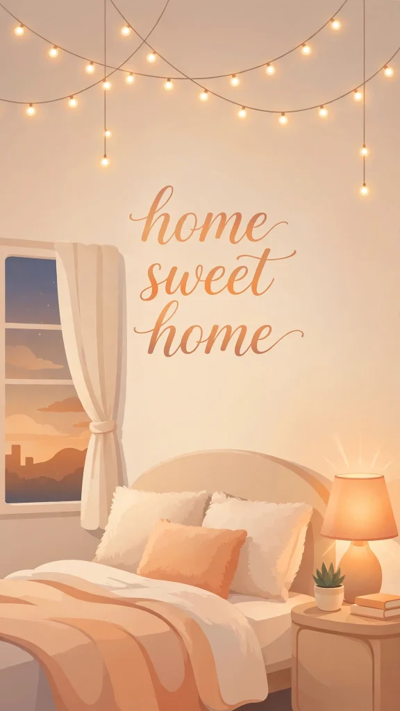 Wallpaper Aesthetic Cozy: Warm & Comforting Background Ideas for a Soft Screen 4 Cozy Aesthetic bedroom wallpaper