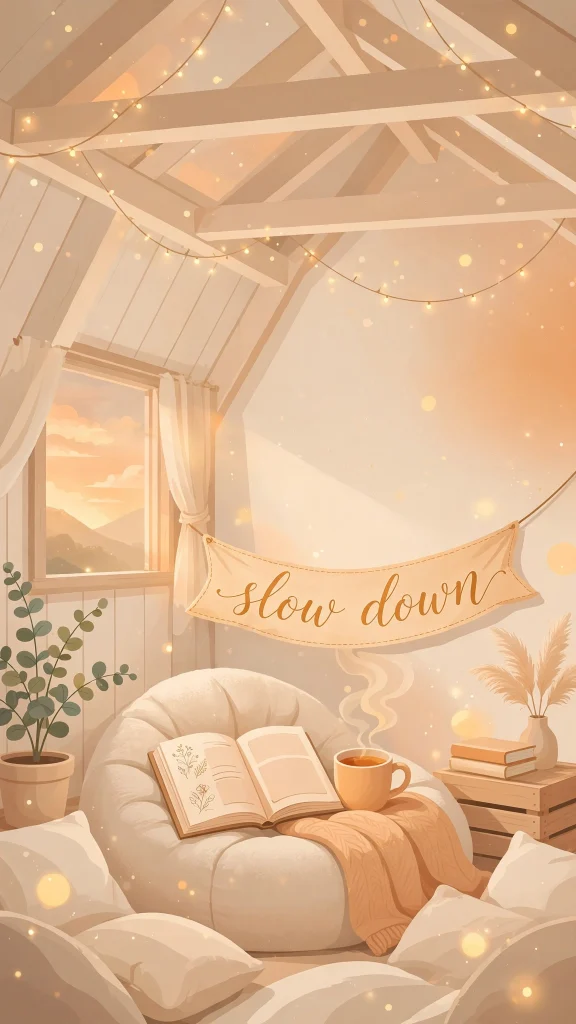 Wallpaper Aesthetic Cozy: Warm & Comforting Background Ideas for a Soft Screen 7 Cozy Aesthetic reading wallpaper