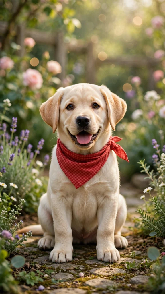 Dog Aesthetic: 12 Cute Dog Wallpaper Ideas for Dog Lovers 12 Dog aesthetic labrador bandana wallpaper