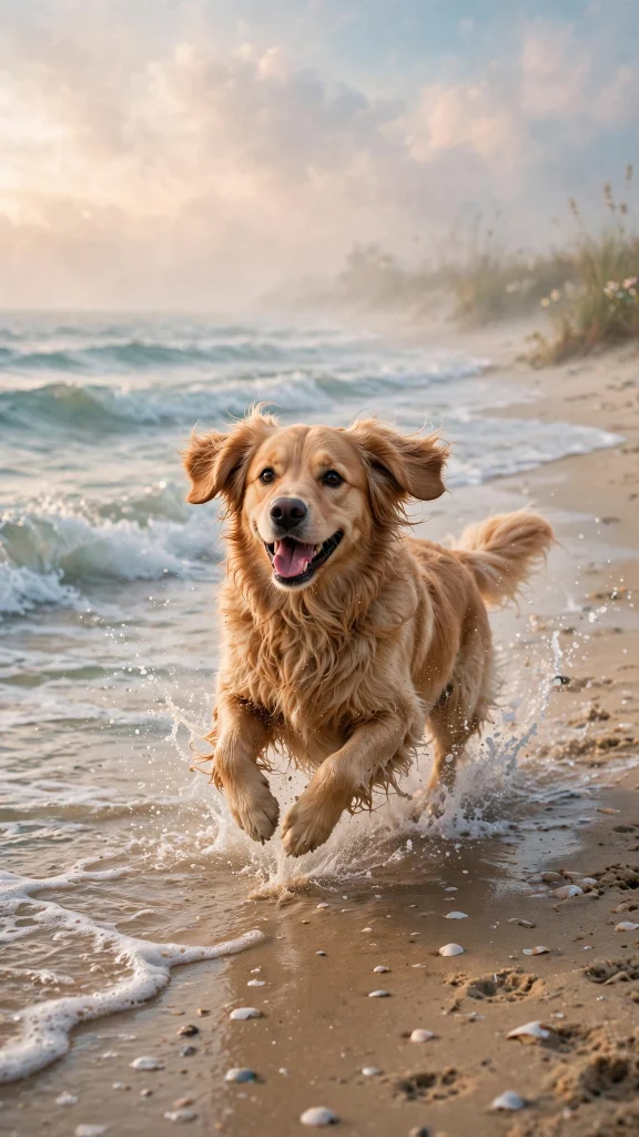 Dog Aesthetic: 12 Cute Dog Wallpaper Ideas for Dog Lovers 4 Dog aesthetic beach dog wallpaper