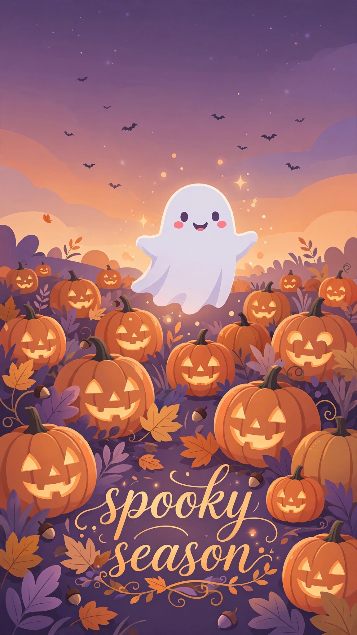 Halloween Aesthetic ghost wallpaper