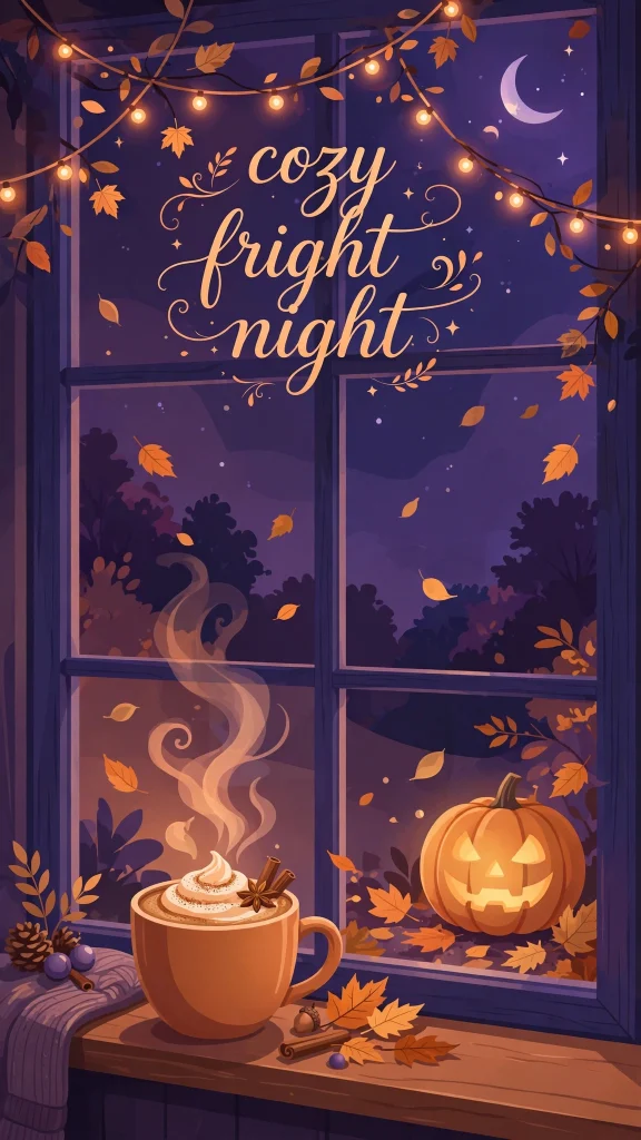 Halloween Aesthetic cozy fright wallpaper