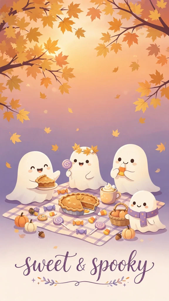 Halloween Aesthetic spooky cute wallpaper